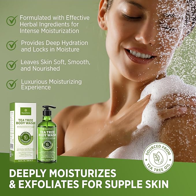 Roycederm Tea Tree Body Wash and Soap