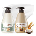 WELCOS Kwailnara Oat &amp Coffee Milk Body Wash Set – Soothing &amp Revitalizing Korean Skincare Duo with Oat Milk &amp Coffee Extract 560g / 19.75oz Each