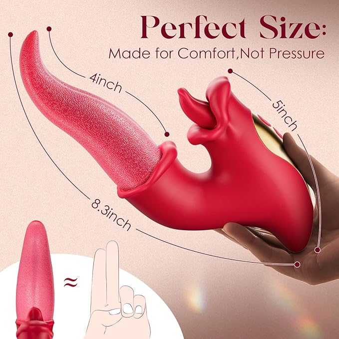 Portable Vibrating Massager -Clitioral Sucker Relaxes Muscles Viboators Toy 10 Modes Couples - for Body and Back Foot Silent Personal for Sports Massage Adult Tools Relaxation (Red)