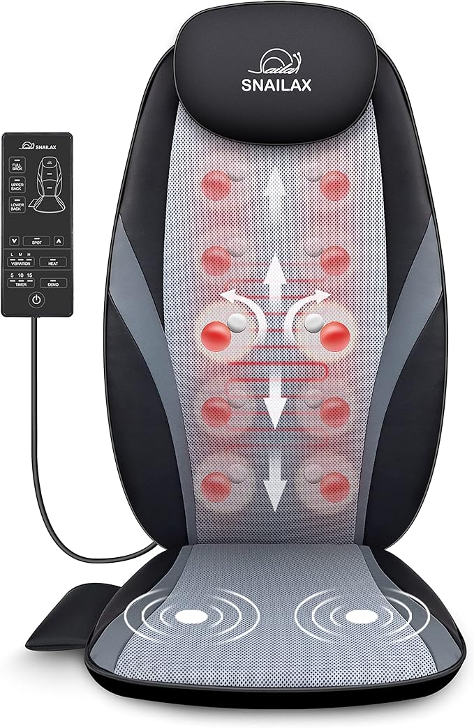 Snailax Shiatsu Back Massage and Shiatsu Foot Massager