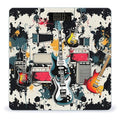 Rock Music Pattern Scale for Body Weight Digital Bathroom Scale Accurate Smart Weight Scales with Large Display Weighing Machine High Precision Scales