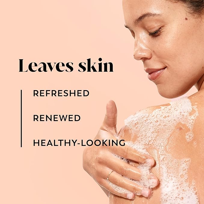 Olay Body Wash for Women Fresh Radiance Refreshing &amp Renewing Made with Plant Based Cleansers B3 Botanical Complex For All Skin Types Vanilla Blossom &amp Apricot Scent 22 fl oz (Pack of 4