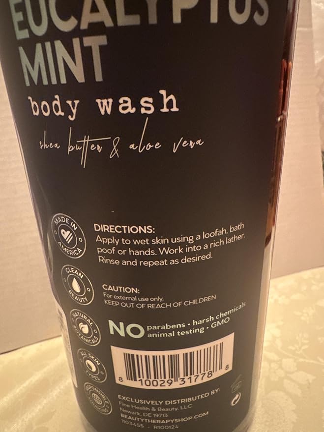 Stress relief Eucalyptus Mint Body Wash 32 Fl oz