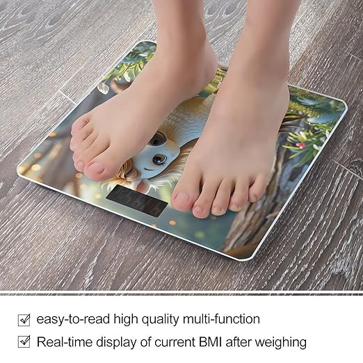 Cupid Arrow Love Horse Scale for Body Weight Digital Bathroom Scale Toughened Glass High Precision Scales for Body Weight with Large LCD Backlight Display Weight Scales