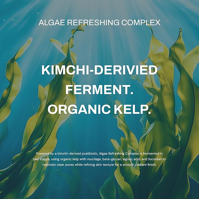 Whamisa Organic Algae Body Cleanser – Contouring Fermented Ingredient Formula for Refreshing Skin Body Wash Korean Skin Care (490ml)