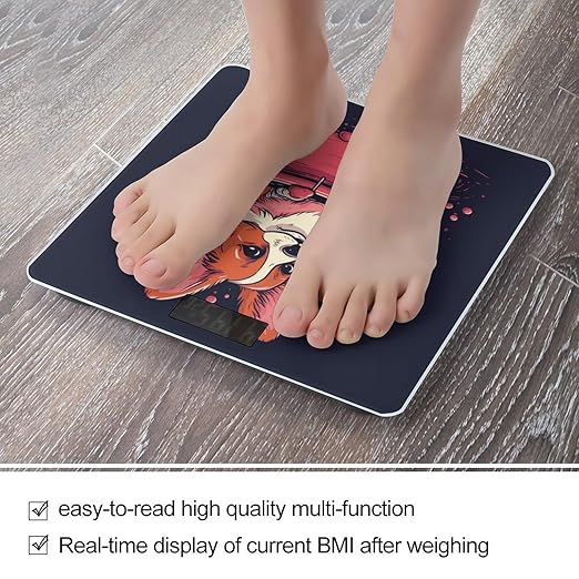 Corgi in Bathtub Scale for Body Weight Smart Scales Digital Bathroom Scale High Precision Weighing Scales with Large Display Weighing Machine for People