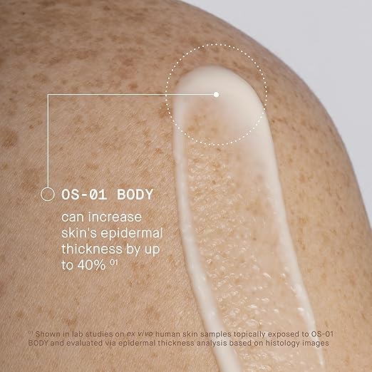 oneskin BODY OS-01 Peptide Topical Supplement &amp Skin Longevity Age Reversal Moisturizer | Safe for Sensitive Skin Fragrance-Free 250 mL / 8.45 oz