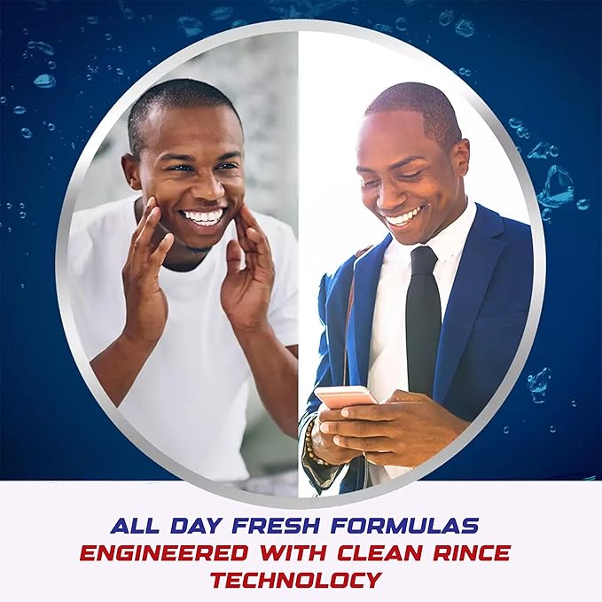 Dial Men Body Wash 3 Pack Recharge 3-in-1 Body Hair and Face Wash Cedar Leaf Scent Long Lasting All Day Fresh Body Wash for Men 20 oz. Each