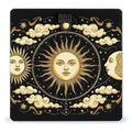 Smart Scale for Body Weight Automatic Switch Digital Bathroom Weighing Scale Sun Crescent Moon Stars Astrology Tarot Cards