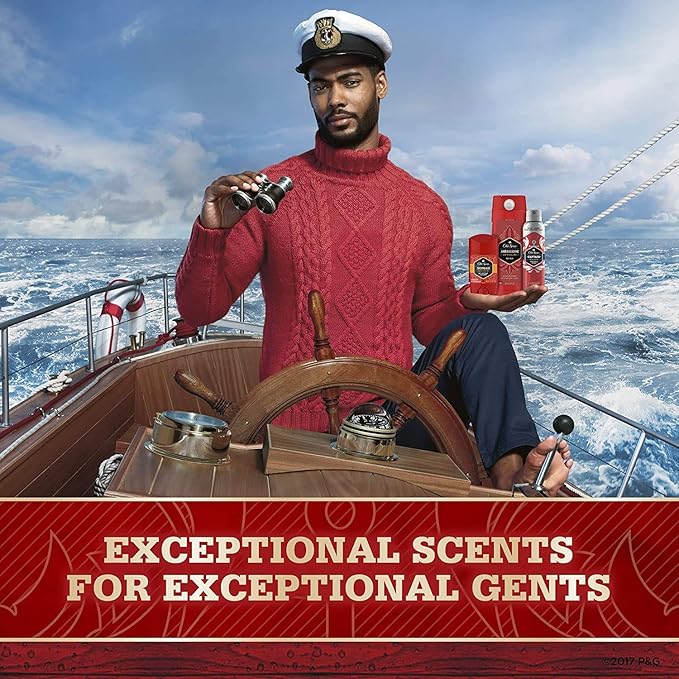 Old Spice Red Collection Captain Scent Body Wash for Men (Pack of 4) 16 Ounce
