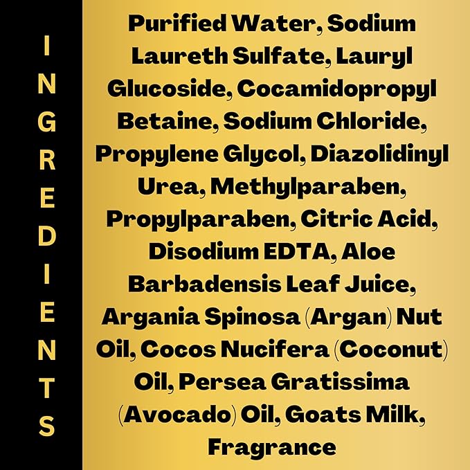 Golden Goat Farms Sandalwood Rose Scented Body Wash with Goat Milk 16 Oz