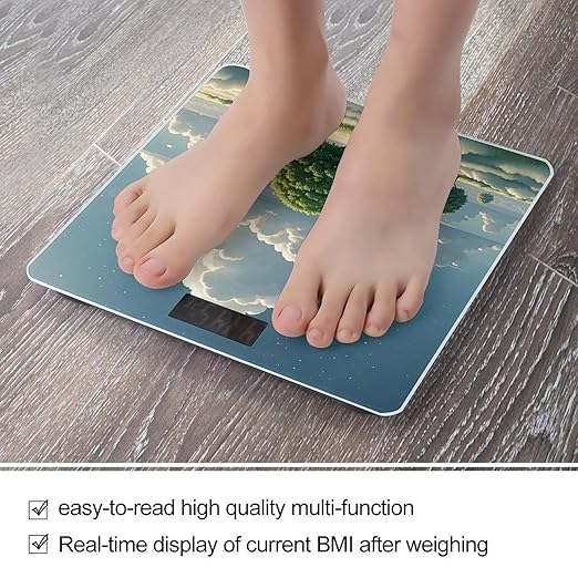 Growing Tree Scale for Body Weight Digital Bathroom Scale Accurate Smart Weight Scales with Large Display Weighing Machine High Precision Scales