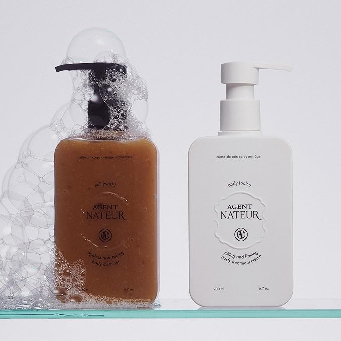Agent Nateur - holi (wash) Ageless Resurfacing Body Cleanser | Gently Exfoliate Moisturize + Smooth with Face-Grade Ingredients | Vegan Non-Toxic Clean Skincare (6.7 oz | 200 ml)