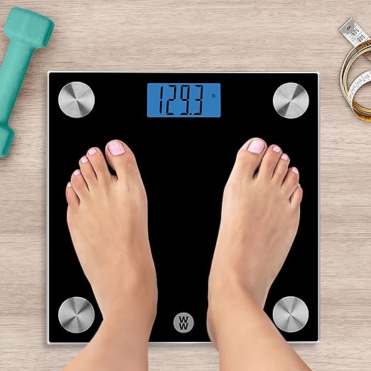 Weight Watchers Scales by Conair Scale for Body Weight Digital Bathroom Scale in Black