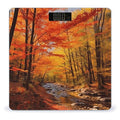 Fall Foliage Scale for Body Weight Accurate Digital Bathroom Scale Toughened Glass High Precision Scales Smart Weight Scales with Large LCD Backlight Display Weighing Machine