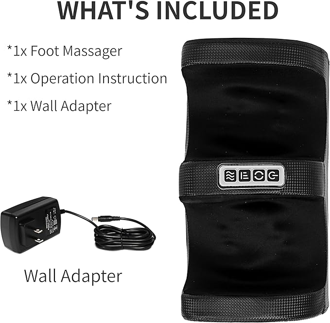 DAEYEGIM ZenActive Shiatsu Foot Massager with Heat Comfort Foot &amp Calf Massage Roller Deep Tissue Massager Gifts for Mom &amp Dad - Intensity Mode