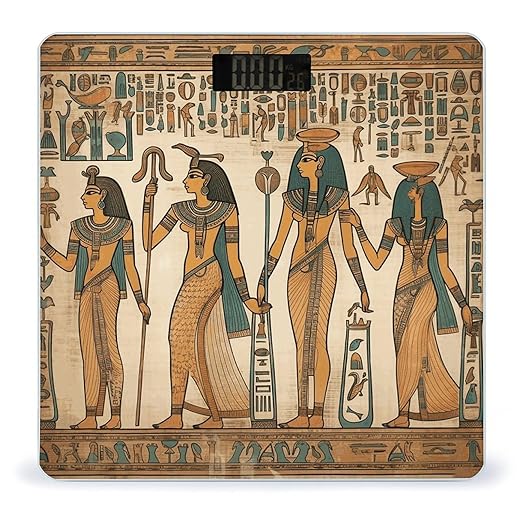 Women in Ancient Egypt Bathroom Scale Ultra-Bright Liquid Crystal Screen Weight Scale Accurate Bathroom Body Scales for Body Weight Bathroom Pet Home Bedroom Gift-Giving