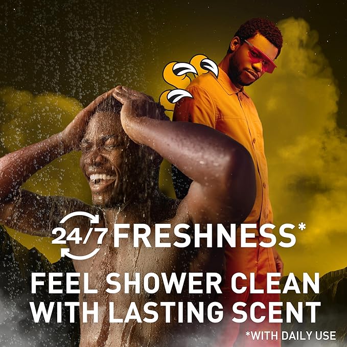 Old Spice Cleansing Body Wash for Men 3X Defense 24/7 Shower Fresh with Lasting Scent 2-in-1 Body &amp Face Wash Eaglefangs with Fresh Cloud Scent 24 oz (Pack of 4)