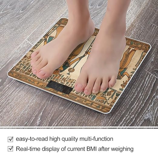 Women in Ancient Egypt Scale for Body Weight Digital Bathroom Scale Accurate Smart Weight Scales with Large Display Weighing Machine High Precision Scales