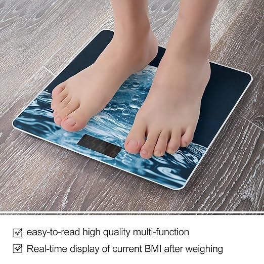 Water Scale for Body Weight Digital Bathroom Scale Accurate Smart Weight Scales with Large Display Weighing Machine High Precision Scales