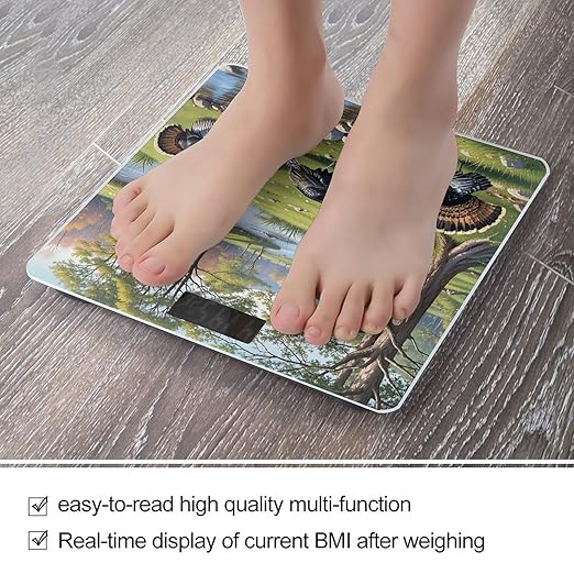 Spring Walk Scale for Body Weight Smart Scales Digital Bathroom Scale High Precision Weighing Scales with Large Display Weighing Machine for People