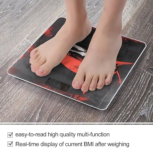Red Black Shark Scale for Body Weight Smart Scales Digital Bathroom Scale High Precision Weighing Scales with Large Display Weighing Machine for People