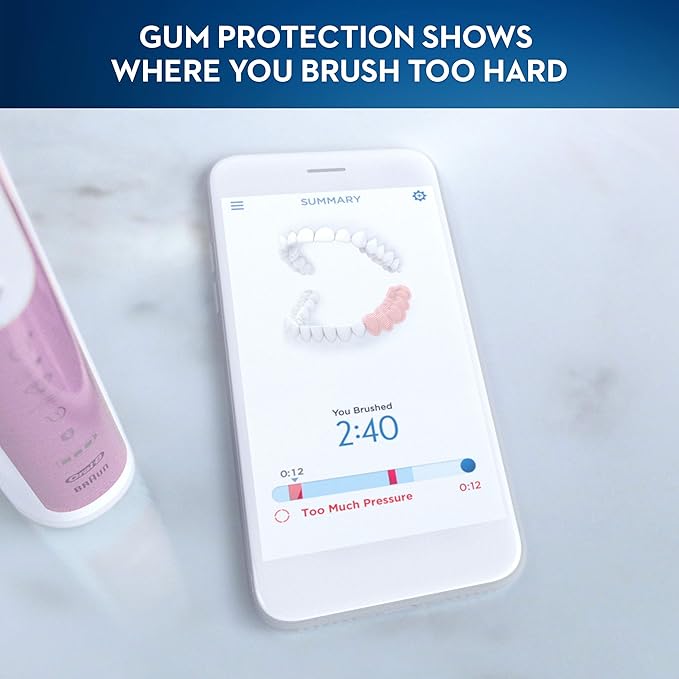 Oral-B Genius 9600 Electric Toothbrush 3 Brush Heads Sakura Pink