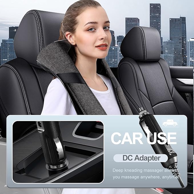 Mothers Day Gifts for Mom Wife Women Fathers Day Dad Husband Men Gifts Shiatsu Neck Back and Shoulder Massager with Heat for Pain Relief Deep Tissue Birthdays Valentine’s Day Christmas Gift