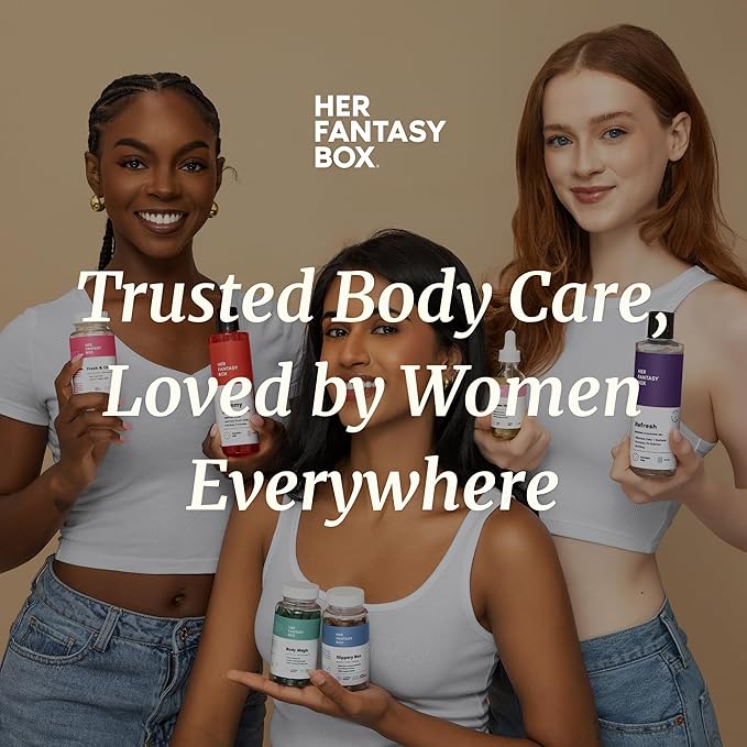 Her Fantasy Box Yummy | Vegan Feminine Shower Gel - 3 Pack
