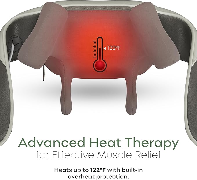 Electric Shiatsu Neck and Back Massager &amp Electric Scalp Massager