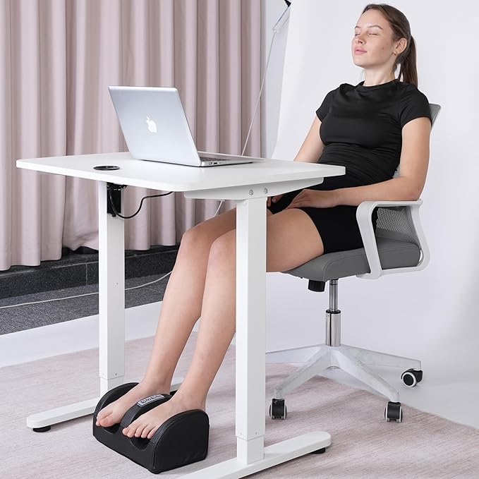 DAEYEGIM ZenActive Shiatsu Foot Massager with Heat Comfort Foot &amp Calf Massage Roller Deep Tissue Massager Gifts for Mom &amp Dad - Intensity Mode