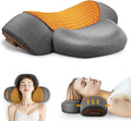 3-in-1 Rechargeable Neck Massager Pillow - Pillow Massage Neck Hump for Shoulder Pain Deep Tissue Pain Relief with Heating and Traction Function Hump Corrector for WomenGrey