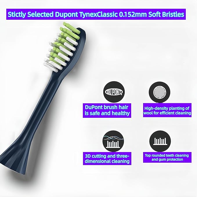 Electric Toothbrush Accessory Toothbrush Head. Compatible for Philips HY1100 HY1200 BH1022 ONE110 Series Electric Toothbrush(4pcs Red) ﻿