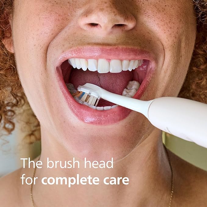 Philips Sonicare A3 All-in- - Genuine Replacement Electric Toothbrush HeadsWhiteYear SupplyHX9094/654 Count (Pack of 2)
