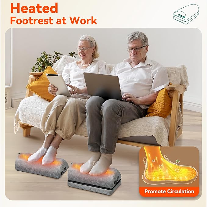 Snailax Back Massager for Back Pain Deep Tissue &amp Foot Rest Under Desk at Work