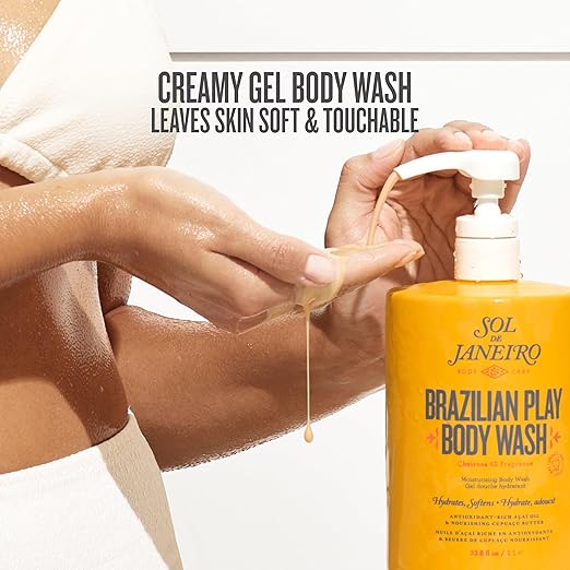 Sol de Janeiro Brazilian Play Body Wash | Moisturizing Shower Gel in Cheirosa 62 Scent