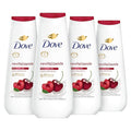 Dove Body Wash Revitalizante Cherry &amp Chia Milk 4 Count for Renewed Healthy-Looking Skin Gentle Skin Cleanser with 24hr Renewing MicroMoisture 20 oz