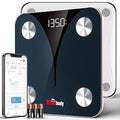 Smart Digital Body Scale – Detects 20 Body Composition Metrics Including Weight BMI Body Fat and Much More – Connects to Smartphone App – Supports 8 Users – Digital Family Scale