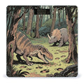 Dinosaur Jungle Weight Scale Large Bathroom Scales Digital Weight with Bright LED Display Non Slip Automatic Weighing Scale Fashion Weighing Machine for Body