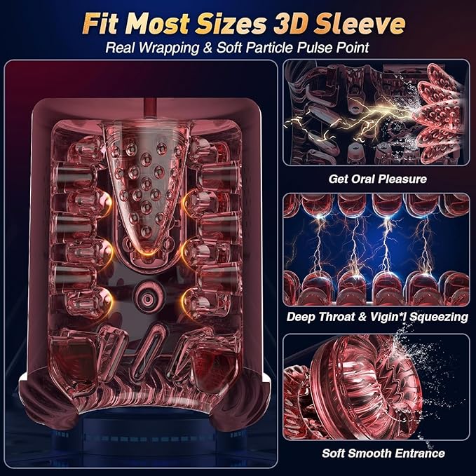 3 in 1 Pussy Pocket Hands Free Male Self Masterburbatar Adult Toy Mastusbar Sucking Thrusting Machine Mens Masterburbatar Underwear Suction Silent Mens Masterbuters Sweater IUP934