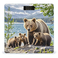 Mother Bear and Cubs Scale for Body Weight Smart Scales Digital Bathroom Scale High Precision Weighing Scales with Large Display Weighing Machine for People