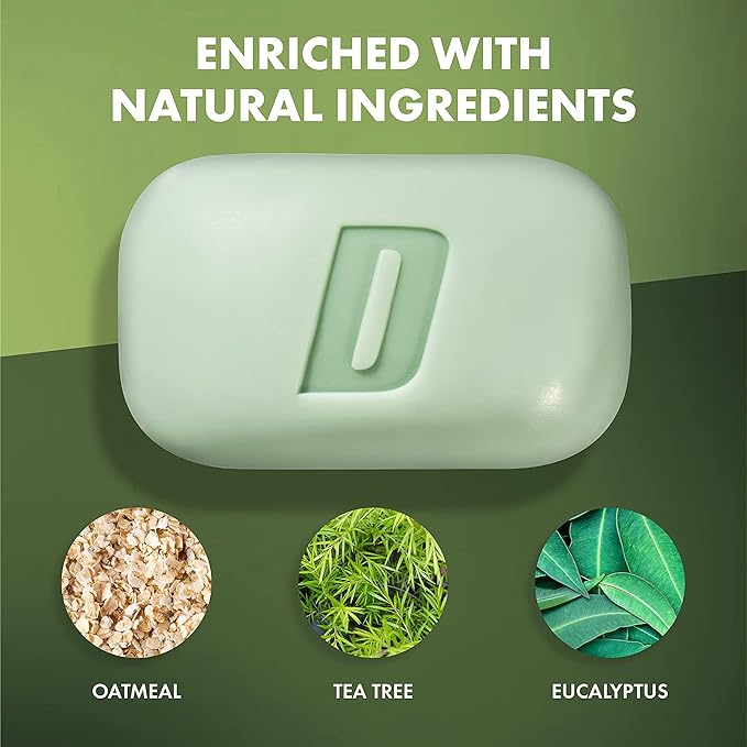 Defense Acne Care Bar Soap 4.2oz 2% Salicylic Acid &amp Body Wash 32 oz - Natural Shower Gel