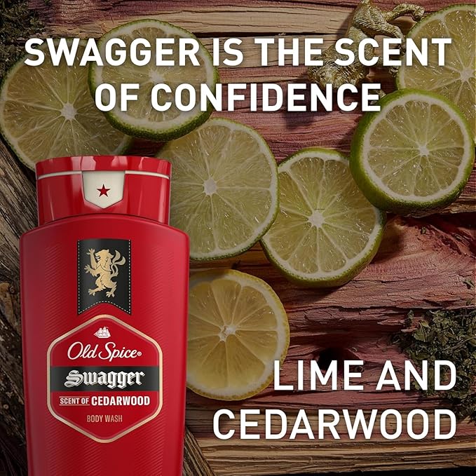 Old Spice Red Zone Body Wash Swagger 16 oz (Pack of 2)