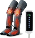 Leg Compression Massager Foot Calf Massager with Air Pressure Leg Compression Boots for Recovery &amp Pain Relief 8 Intensities 4 Chambers Sequential Massage