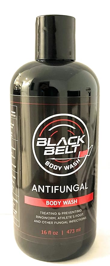 Blackbelt Body Wash - Antifungal Athlete's Body Soap - Prevents and Treats Ringworm Jock Itch and Athlete's Foot