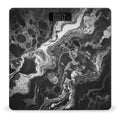 Digital Bathroom Scale for Body Weight Scale with Bright LCD Display High Accuracy Step-On Technology Auto On/Off Black Marble Pattern Digital Scales 400 Lbs /180kg