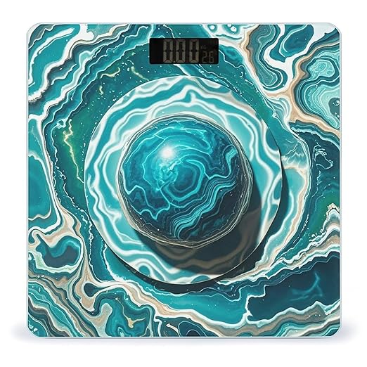 Tropical Tree Scale for Body Weight Highly Accurate Digital Bathroom Body Scale Digital Bathroom Scales for People Anti-Slip Large LCD Display Smart Scales