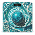Tropical Tree Scale for Body Weight Highly Accurate Digital Bathroom Body Scale Digital Bathroom Scales for People Anti-Slip Large LCD Display Smart Scales