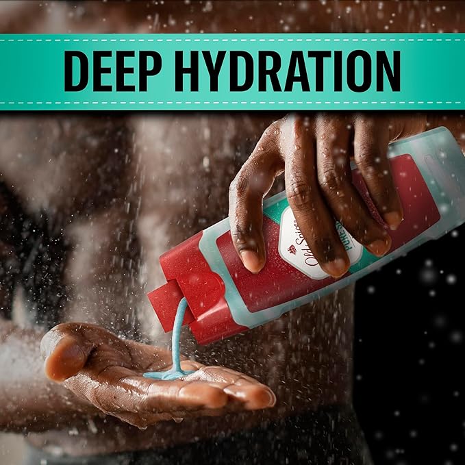 Old Spice Moisturizing Body Wash for Men Hydro Wash 2-in-1 Long Lasting Scent &amp Deep Hydration 24/7 Shower Fresh Pure Sport Scent 16 oz (Pack of 4)