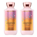 Bath &amp Body Works Champagne Toast Body Wash Nourishing Cleanser with Pro-Vitamin B5 &amp Aloe Bubbly Champagne &amp Sparkling Berry Scent Gentle for Daily Use 10 fl oz - 2 Pack